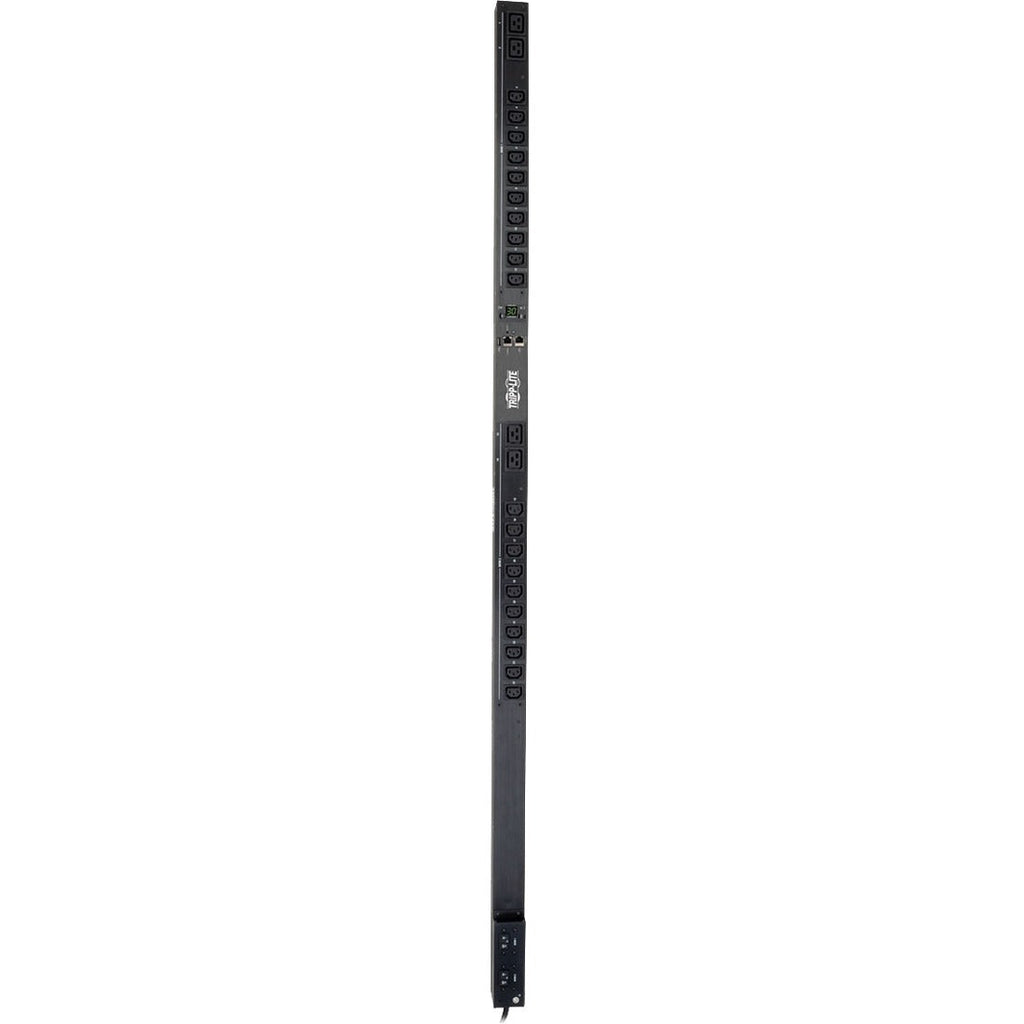 Tripp Lite PDU Monitored 5/5.8kW 208/240V, 20 C13 4 C19, LX Platform Interface, 0URM Rackmount Vertical TAA - Monitored - NEMA L6-30P - 20 x IEC 60320 C13, 4 x IEC 60320 C19 - 230 V AC - 5800 VA - 0U ...  - PDUMNV30HVLX