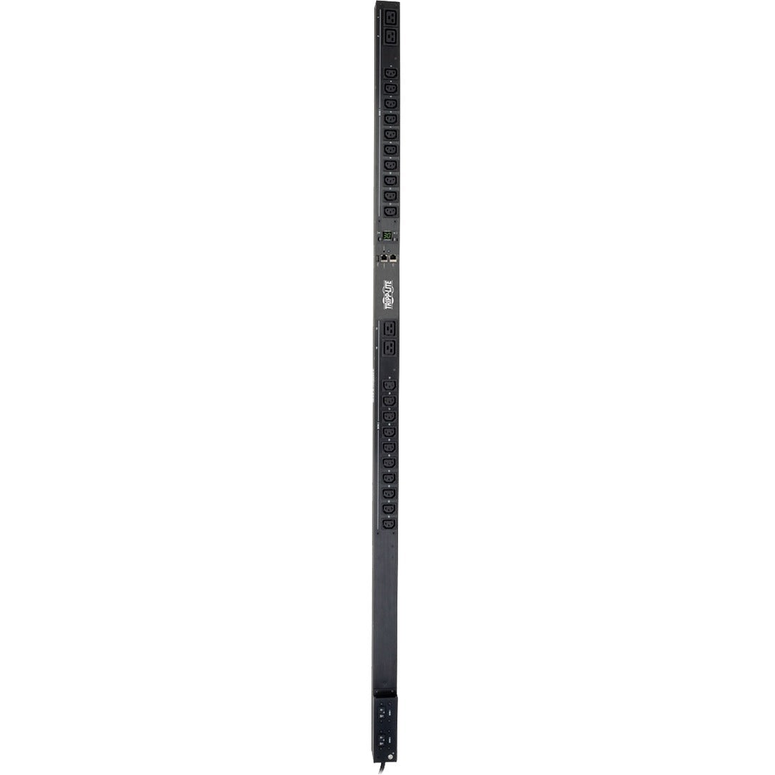 Tripp Lite PDU Monitored 5/5.8kW 208/240V, 20 C13 4 C19, LX Platform Interface, 0URM Rackmount Vertical TAA - Monitored - NEMA L6-30P - 20 x IEC 60320 C13, 4 x IEC 60320 C19 - 230 V AC - 5800 VA - 0U ...  - PDUMNV30HVLX