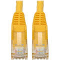 Tripp Lite Cat6 GbE Gigabit Ethernet Snagless Molded Patch Cable UTP Yellow RJ45 M/M 6in 6" - Category 6 for Network Device, Network Adapter, Router, Server, Modem, Hub, Switch - 128 MB/s - Patch Cabl - N201-06N-YW - eCommerce Business Prime
