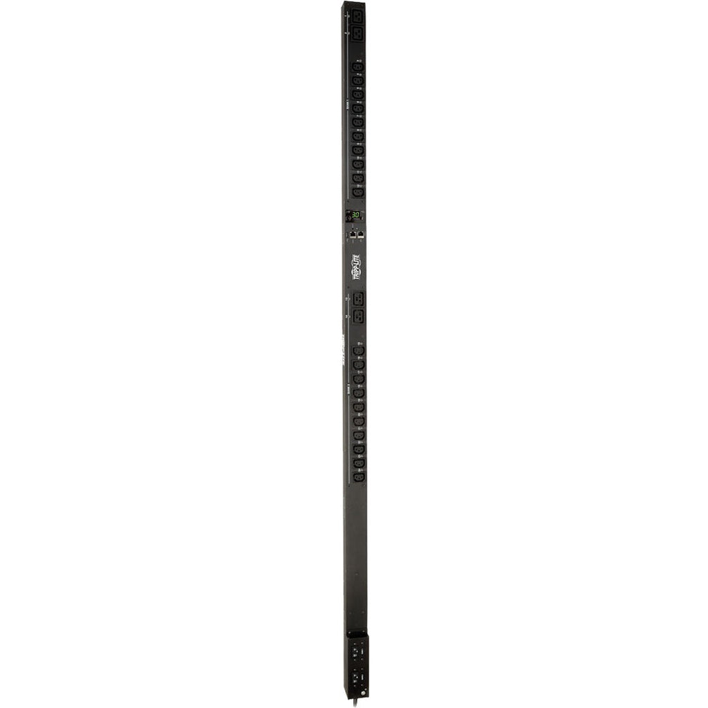 Tripp Lite PDU Switched 5/5.8kW 208/240V, 20 C13 4 C19, LX Platform Interface, 0URM Rackmount Vertical TAA - Switched - NEMA L6-30P - 4 x IEC 60320 C19, 20 x IEC 60320 C13 - 230 V AC - 5800 VA - 0U -  - PDUMV30HVNETLX