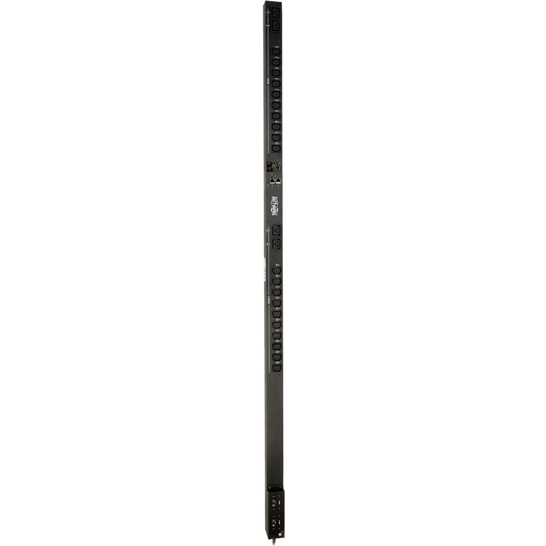 Tripp Lite PDU Switched 5/5.8kW 208/240V, 20 C13 4 C19, LX Platform Interface, 0URM Rackmount Vertical TAA - Switched - NEMA L6-30P - 4 x IEC 60320 C19, 20 x IEC 60320 C13 - 230 V AC - 5800 VA - 0U -  - PDUMV30HVNETLX