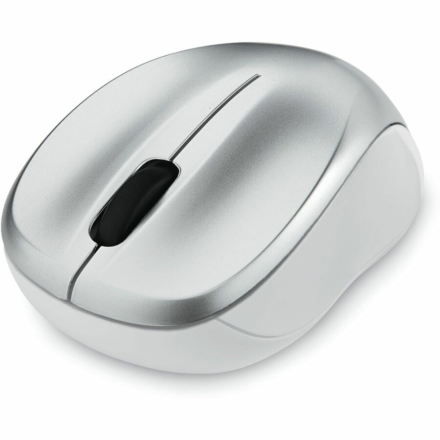 Verbatim Silent Wireless Blue LED Mouse - Silver - Blue LED/Optical - Wireless - Radio Frequency - Silver - 1 Pack - USB Type A - Scroll Wheel - 3 Button(s) - 99777 - eCommerce Business Prime