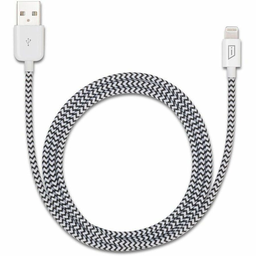 iStore Lightning Charge 4ft (1.2m) Marbled Woven Cable - 3.94 ft Lightning/USB Data Transfer Cable for Computer, Power Adapter, iPhone, iPad - First End: 1 x Lightning Male - Second End: 1 x USB Type ...  - ACC99411CAI - eCommerce Business Prime