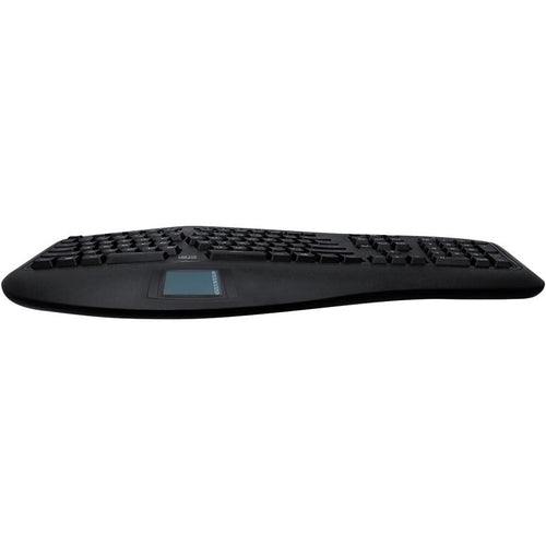 Adesso 2.4GHz Wireless Ergonomic Touchpad Keyboard - Wireless Connectivity - RF - 30 ft - 2.40 GHz - USB Interface - 105 Key Previous Track, Next Track, Play/Pause, Volume Up, Volume Down, Mute, Forwa - WKB-4500UB - eCommerce Business Prime