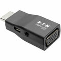 Tripp Lite HDMI to VGA Adapter Converter with Audio Compact M/F 1080p @60Hz - 1 x HDMI Male Digital Audio/Video - 1 x HD-15 Female VGA, 1 x Mini-phone Female Audio, 1 x Type B Female Micro USB - 1920  - P131-000-A - eCommerce Business Prime