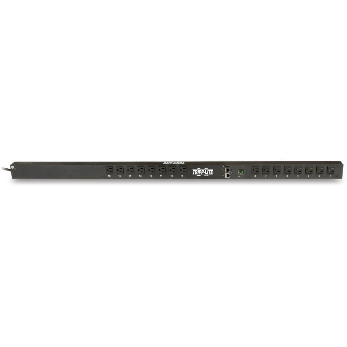 Tripp Lite PDU Monitored 1.4kW 120V 16 5-15R LX Platform Interface 0URM TAA - Monitored - NEMA 5-15P - 16 x NEMA 5-15R - 120 V AC - 0U - Vertical - Rack Mount - TAA Compliant - PDUMNV15LX - eCommerce Business Prime