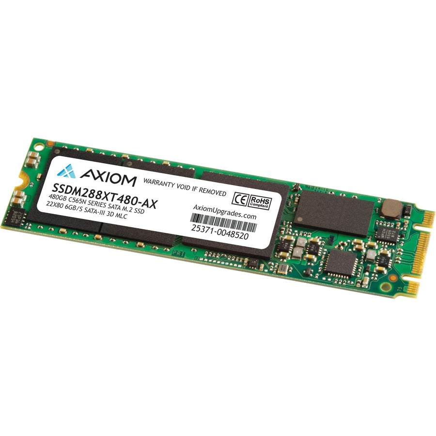 Axiom 480GB C565n Series SATA M.2 22x80 SSD 6Gb/s SATA-III - 565 MB/s Maximum Read Transfer Rate - 3 Year Warranty - SSDM288XT480-AX - eCommerce Business Prime