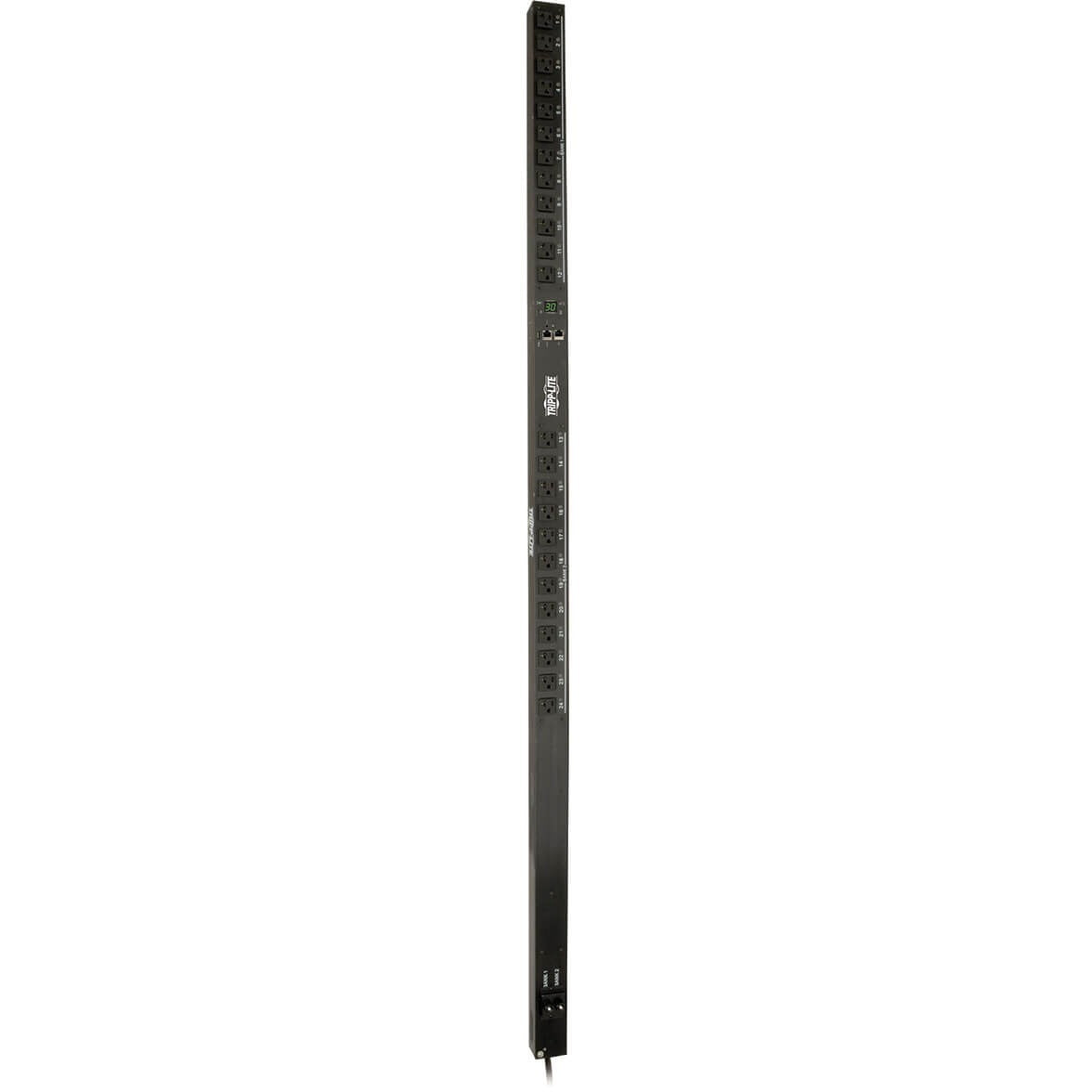 Tripp Lite PDU Switched 2.9kW 120V 24 5-15/20R LX Platform Interface 0U TAA - Switched - NEMA L5-30P - 24 x NEMA 5-15/20R - 120 V AC - Network (RJ-45) - 0U - Vertical - Rack Mount - TAA Compliant - PDUMV30NETLX - eCommerce Business Prime