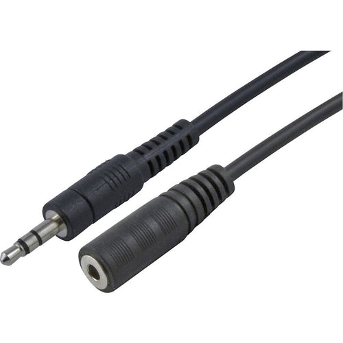 4XEM 6ft 3.5MM Stereo Mini Jack M/F Audio Extension Cable - 6 ft Mini-phone Audio Cable for Audio Device, Headphone, iPod, PC - First End: 1 x Mini-phone Stereo Audio - Male - Second End: 1 x Mini-pho...  - 4X35MF6 - eCommerce Business Prime