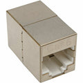 Tripp Lite Cat6 Straight-Through Modular Shielded Compact In-Line Coupler (RJ45 F/F), TAA - 1 x RJ-45 Network Female - 1 x RJ-45 Network Female - Gold Contact - Silver - TAA Compliant - N234-001-SH - eCommerce Business Prime