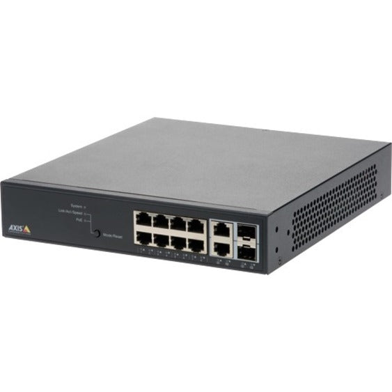 AXIS T8508 PoE+ Network Switch - 8 Ports - Manageable - Gigabit Ethernet - 1000Base-X - 2 Layer Supported - 2 SFP Slots - Power Supply - 130 W PoE Budget - Twisted Pair, Optical Fiber - PoE Ports - De - 01191-004 - eCommerce Business Prime
