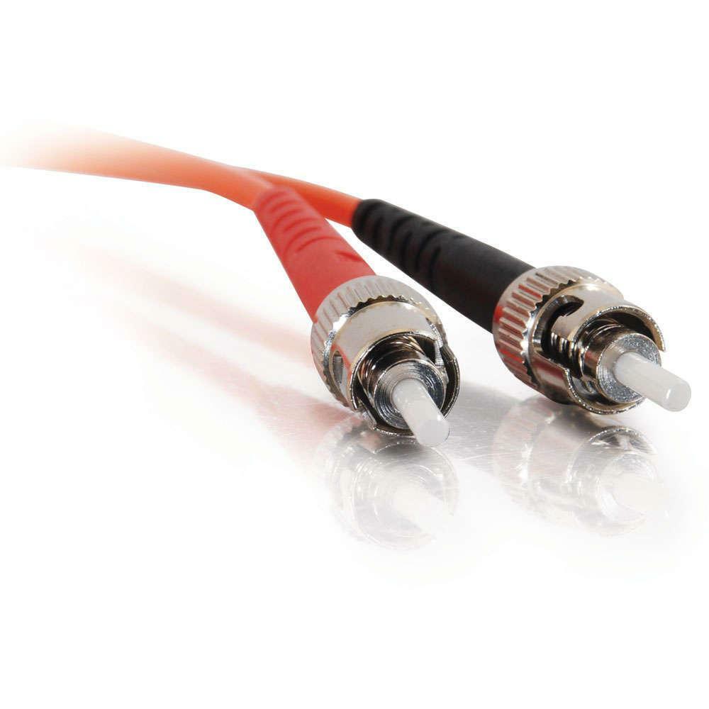 C2G 30m ST-ST 62.5/125 Duplex Multimode OM1 Fiber Cable - Orange - 98ft - 30m ST-ST 62.5/125 Duplex Multimode OM1 Fiber Cable - Orange - 98ft - 06924 - eCommerce Business Prime