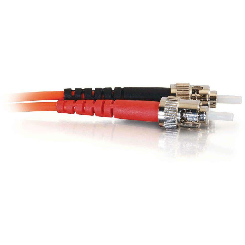 C2G 30m ST-ST 62.5/125 Duplex Multimode OM1 Fiber Cable - Orange - 98ft - 30m ST-ST 62.5/125 Duplex Multimode OM1 Fiber Cable - Orange - 98ft - 06924 - eCommerce Business Prime