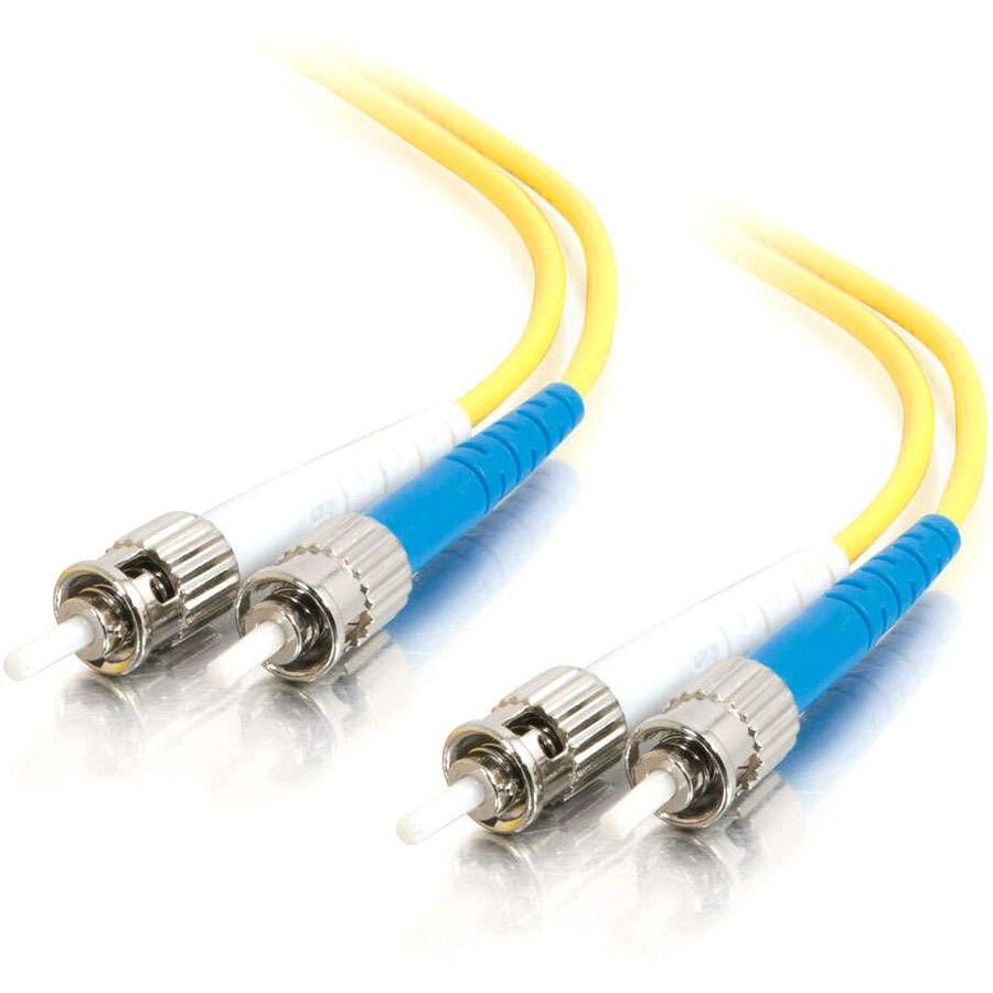 C2G 2m ST-ST 9/125 OS1 Duplex Singlemode PVC Fiber Optic Cable - Yellow - 2m ST-ST 9/125 Duplex Single Mode OS2 Fiber Cable - Yellow - 6ft - 08353 - eCommerce Business Prime