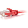 C2G-1ft Cat5e Snagless Unshielded (UTP) Network Patch Cable - Red - Category 5e for Network Device - RJ-45 Male - RJ-45 Male - 1ft - Red - 26968 - eCommerce Business Prime