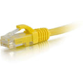 C2G-1ft Cat5e Snagless Unshielded (UTP) Network Patch Cable - Yellow - Category 5e for Network Device - RJ-45 Male - RJ-45 Male - 1ft - Yellow - 22105 - eCommerce Business Prime