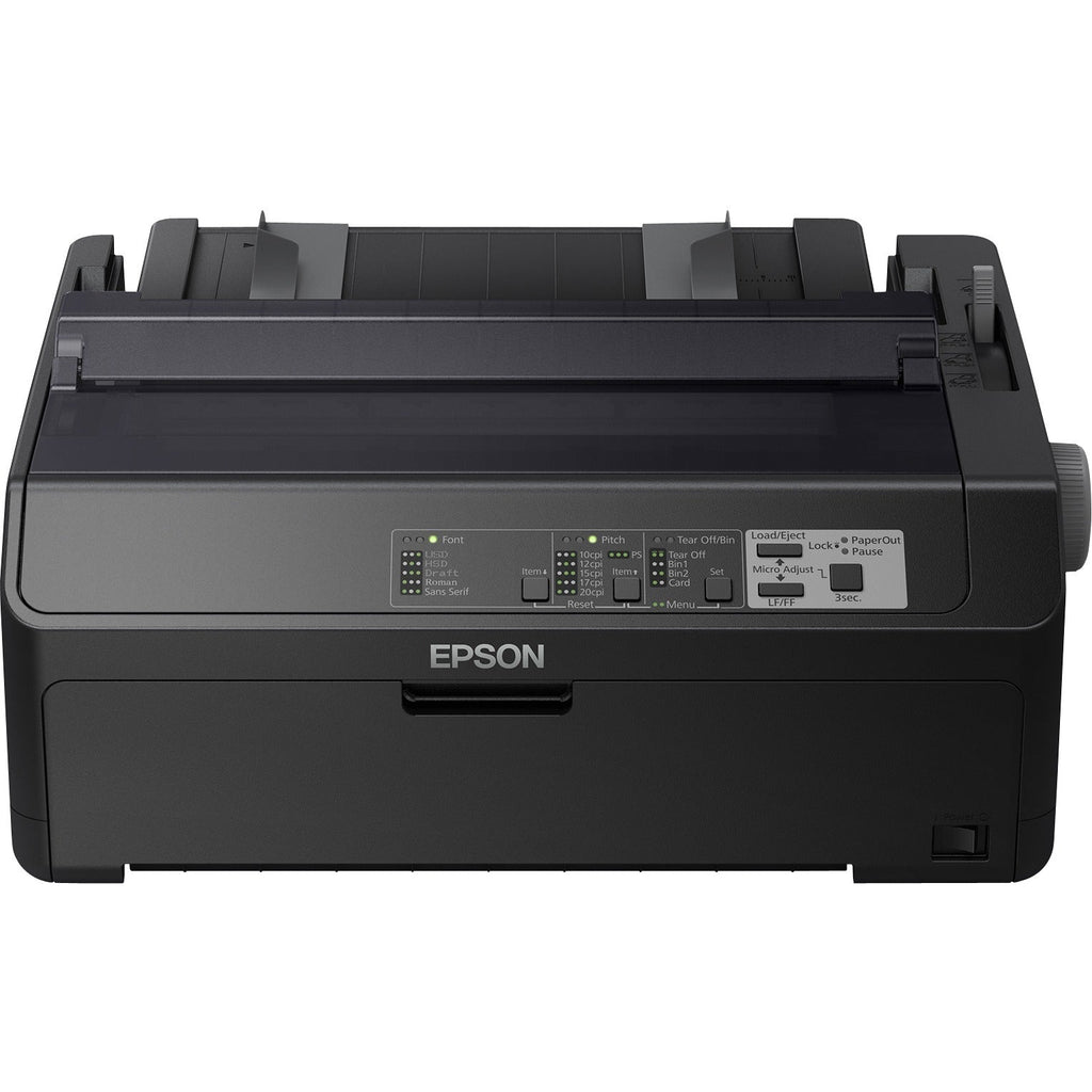Epson FX-890II 9-pin Dot Matrix Printer - Monochrome - Energy Star - 680 cps Mono - USB - Parallel - Ethernet - C11CF37202 - eCommerce Business Prime
