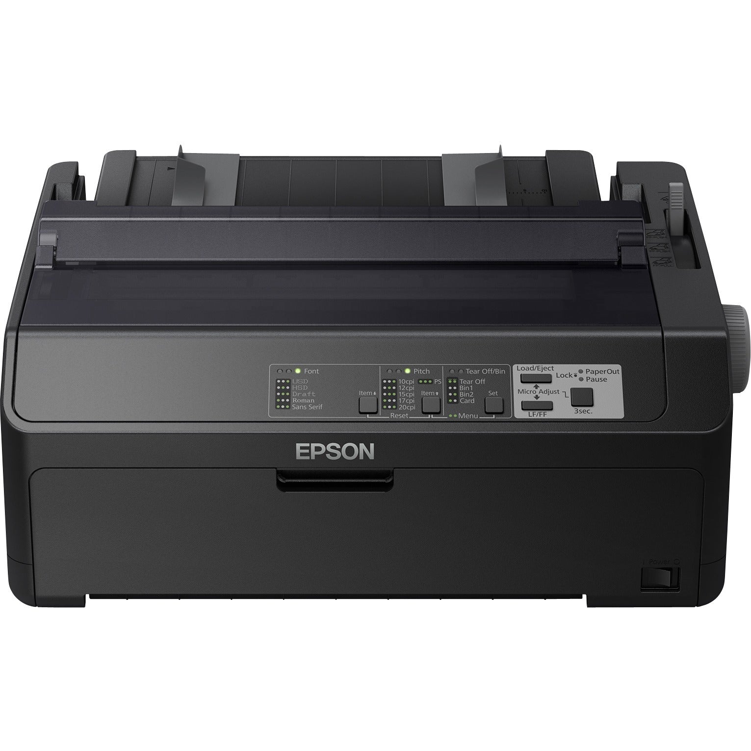 Epson FX-890II 9-pin Dot Matrix Printer - Monochrome - Energy Star - 680 cps Mono - USB - Parallel - Ethernet - C11CF37202 - eCommerce Business Prime