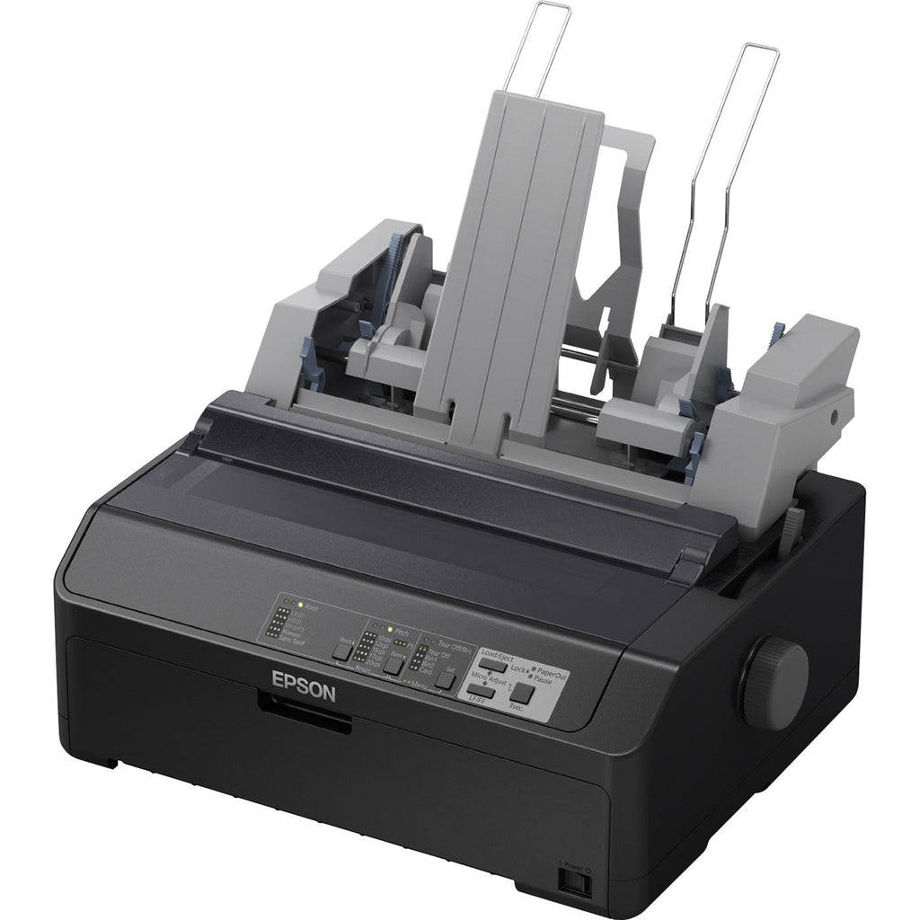 Epson FX-890II 9-pin Dot Matrix Printer - Monochrome - Energy Star - 680 cps Mono - USB - Parallel - Ethernet - C11CF37202 - eCommerce Business Prime