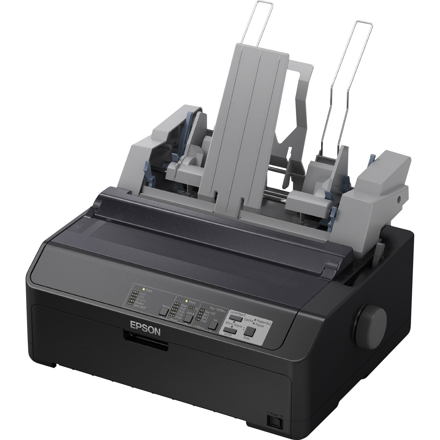 Epson FX-890II 9-pin Dot Matrix Printer - Monochrome - Energy Star - 680 cps Mono - USB - Parallel - Ethernet - C11CF37202 - eCommerce Business Prime