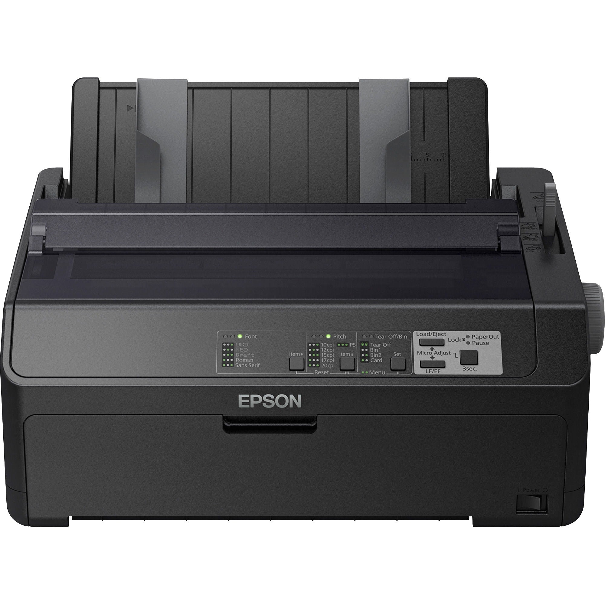 Epson FX-890II 9-pin Dot Matrix Printer - Monochrome - Energy Star - 738 cps Mono - USB - Parallel - C11CF37201 - eCommerce Business Prime