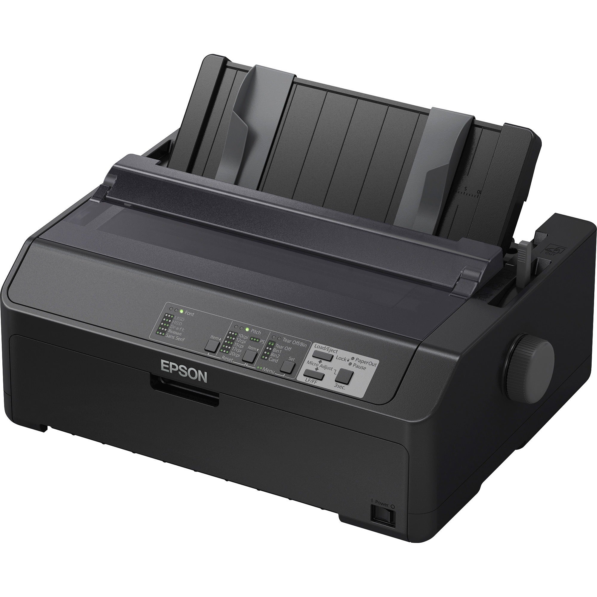 Epson FX-890II 9-pin Dot Matrix Printer - Monochrome - Energy Star - 738 cps Mono - USB - Parallel - C11CF37201 - eCommerce Business Prime