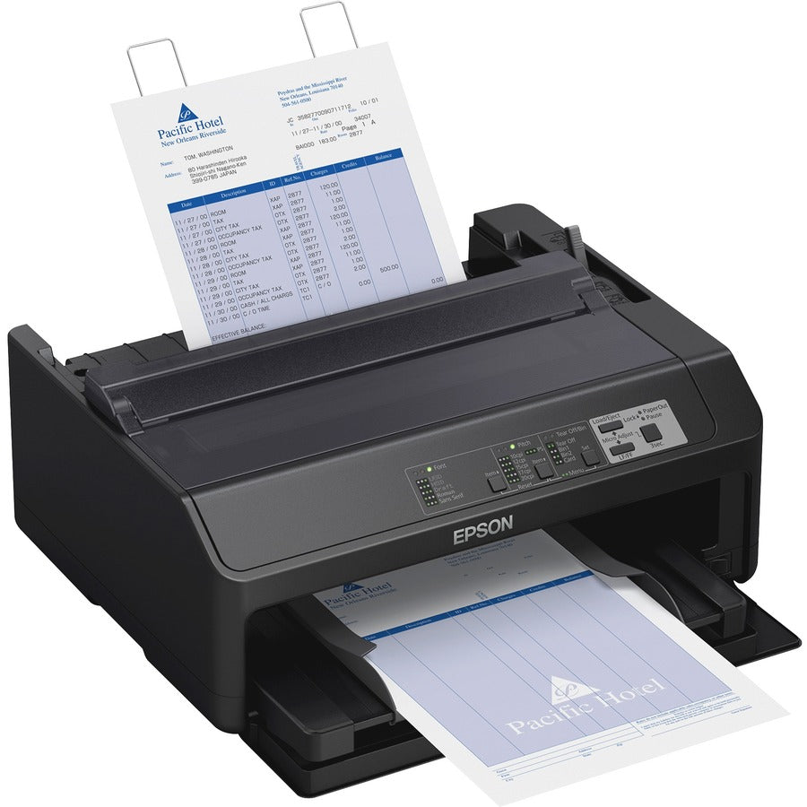Epson FX-890II 9-pin Dot Matrix Printer - Monochrome - Energy Star - 738 cps Mono - USB - Parallel - C11CF37201 - eCommerce Business Prime