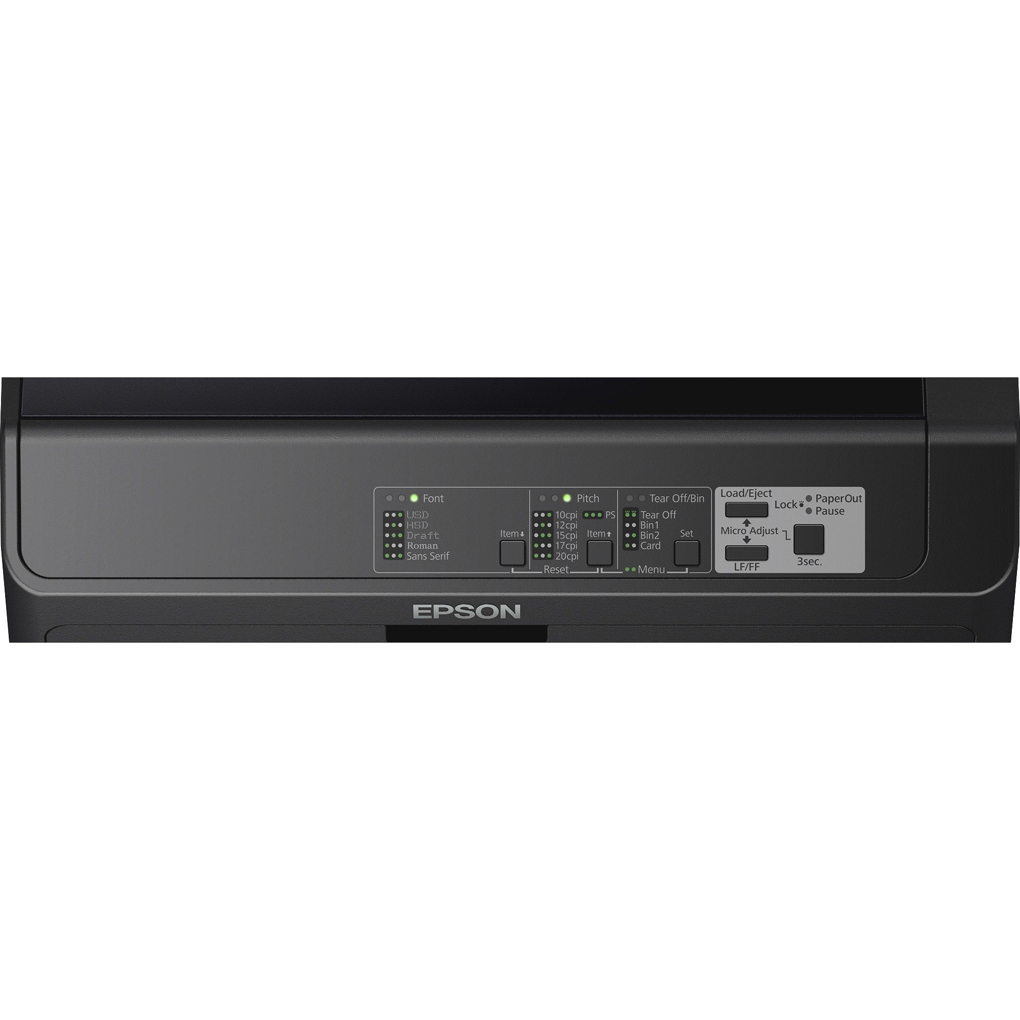 Epson FX-890II 9-pin Dot Matrix Printer - Monochrome - Energy Star - 738 cps Mono - USB - Parallel - C11CF37201 - eCommerce Business Prime