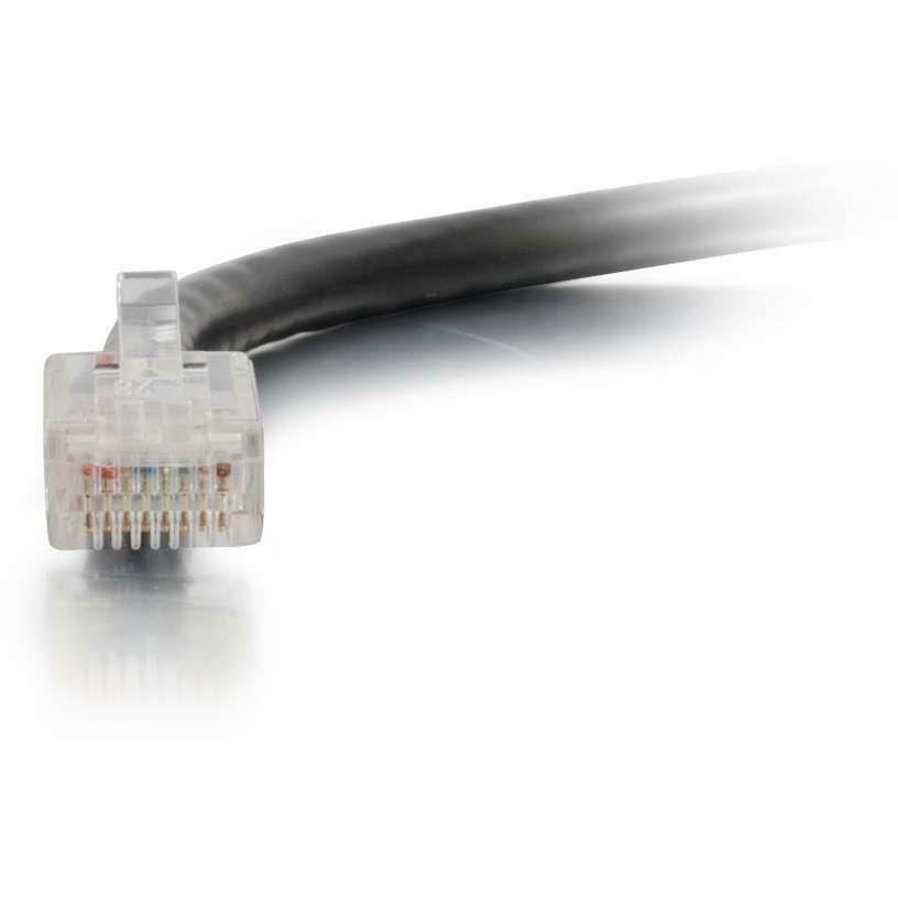 C2G-1ft Cat5e Non-Booted Unshielded (UTP) Network Patch Cable - Black - Category 5e for Network Device - RJ-45 Male - RJ-45 Male - 1ft - Black - 26374 - eCommerce Business Prime