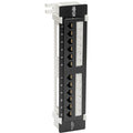 Tripp Lite Cat5 / Cat5e Wall-Mount PoE Patch Panel 12-Port 110 568A/B RJ45 - 12 Port(s) - 12 x RJ-45 - Black - Wall Mountable - TAA Compliant - N050-P12 - eCommerce Business Prime