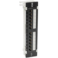 Tripp Lite Cat6 Wall-Mount PoE Patch Panel 12-Port 110/Krone 568A/B RJ45 - 12 Port(s) - 12 x RJ-45 - Black - Wall Mountable - TAA Compliant - N250-P12 - eCommerce Business Prime