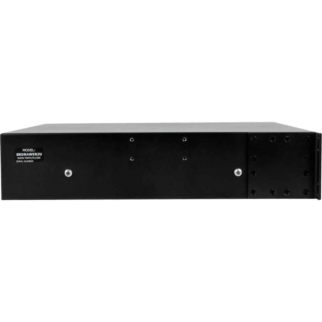 Tripp Lite 2U Locking Rackmount Storage Drawer Rack Enclosures/ Open Frame - 19" 2U Wide Rack-mountable - Black Powder Coat - Cold-rolled Steel (CRS) - 50 lb x Maximum Weight Capacity - SRDRAWER2U - eCommerce Business Prime