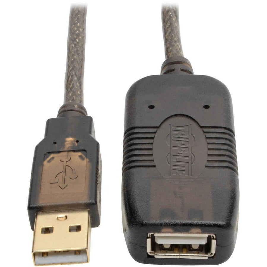 Tripp Lite USB 2.0 Active Extension Cable (USB-A M/F), 25 ft. (7.6 m) - 25 ft USB Data Transfer Cable for Printer, Scanner, USB Hub - First End: 1 x USB 2.0 Type A - Male - Second End: 1 x USB 2.0 Typ - U026-025 - eCommerce Business Prime