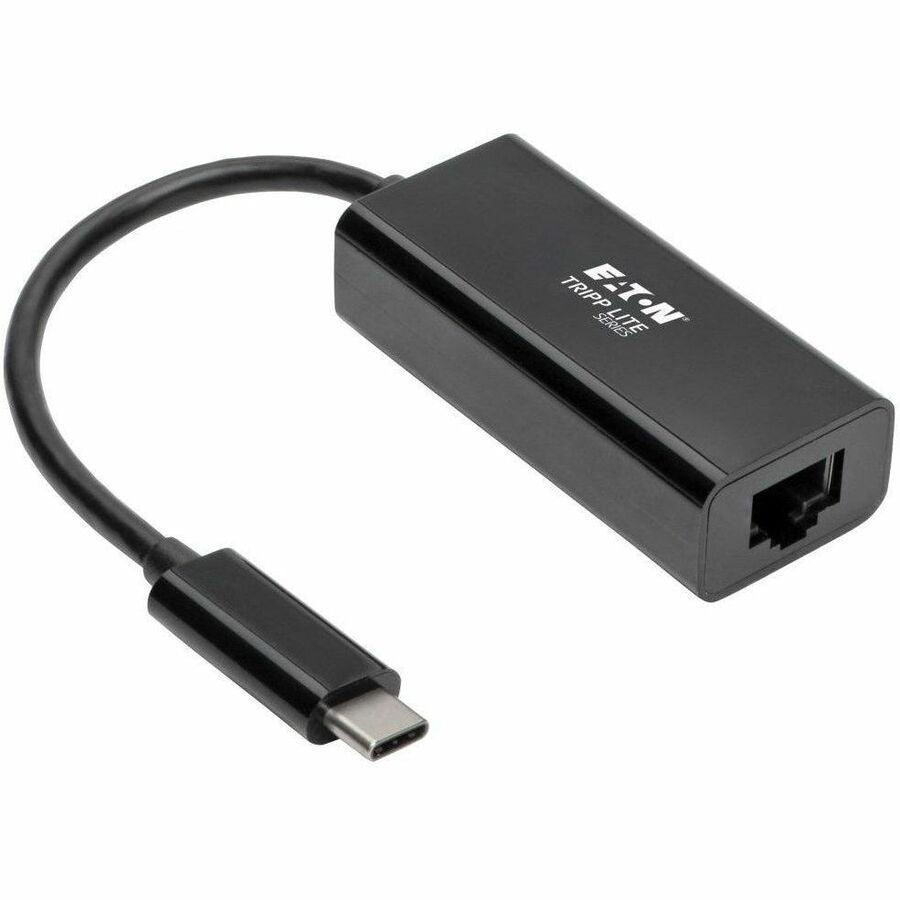 Tripp Lite USB C to Gigabit Ethernet Adapter USB Type C to Gbe 10/100/1000 Thunderbolt 3 Compatible Black - USB 3.1 Type C - 1 Port(s) - 1 - Twisted Pair - U436-06N-GB - eCommerce Business Prime
