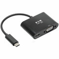 Tripp Lite USB C to VGA Adapter Converter w/ PD Charging 1080p Black USB Type C to VGA - 1 x VGA - Mac, PC, Chrome OS - U444-06N-VB-C - eCommerce Business Prime