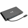 Tripp Lite USB C Docking Station 4k USB Hub HDMI VGA mDP Gbe Charging Black, USB Type C, USB-C, USB Type-C - for Notebook/Tablet PC/Desktop PC/Smartphone - 60 W - USB Type C - 4 x USB Ports - 3 x USB  - U442-DOCK1-B - eCommerce Business Prime