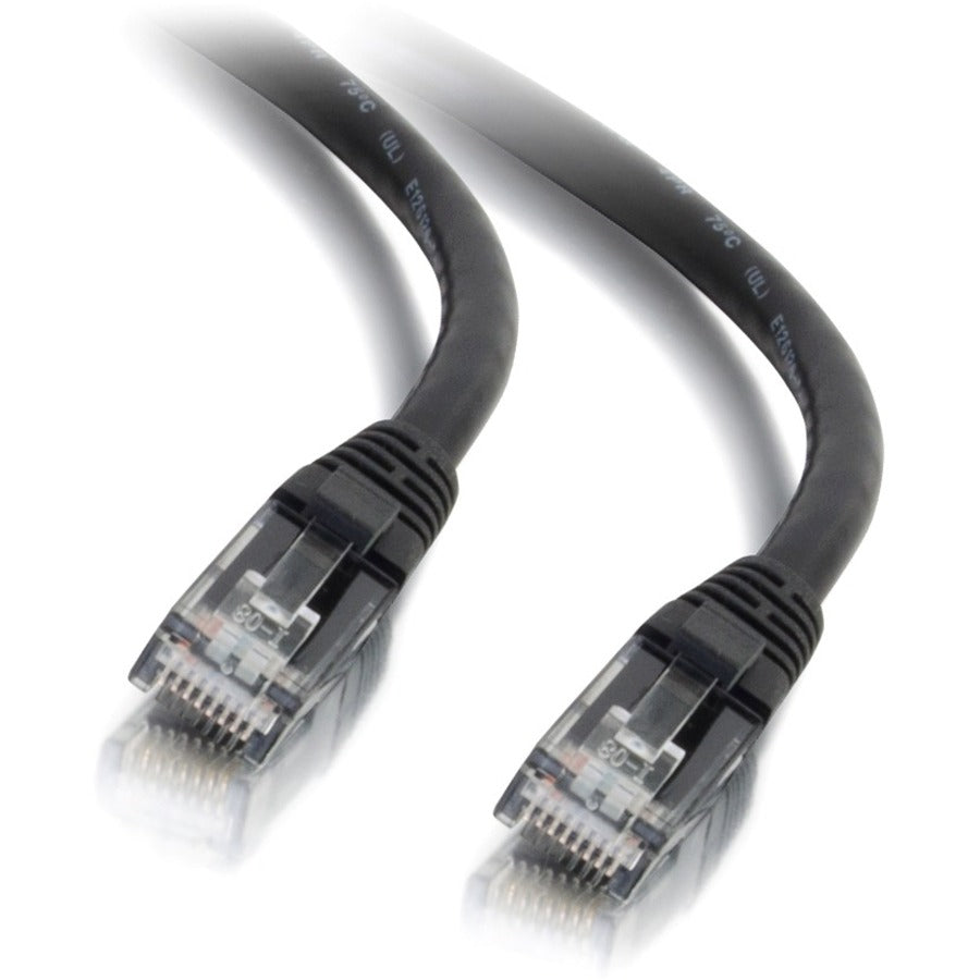 C2G 14ft Cat6 Ethernet Cable - Snagless Unshielded (UTP) - Black - Category 6 for Network Device - RJ-45 Male - RJ-45 Male - 14ft - Black - 27154 - eCommerce Business Prime