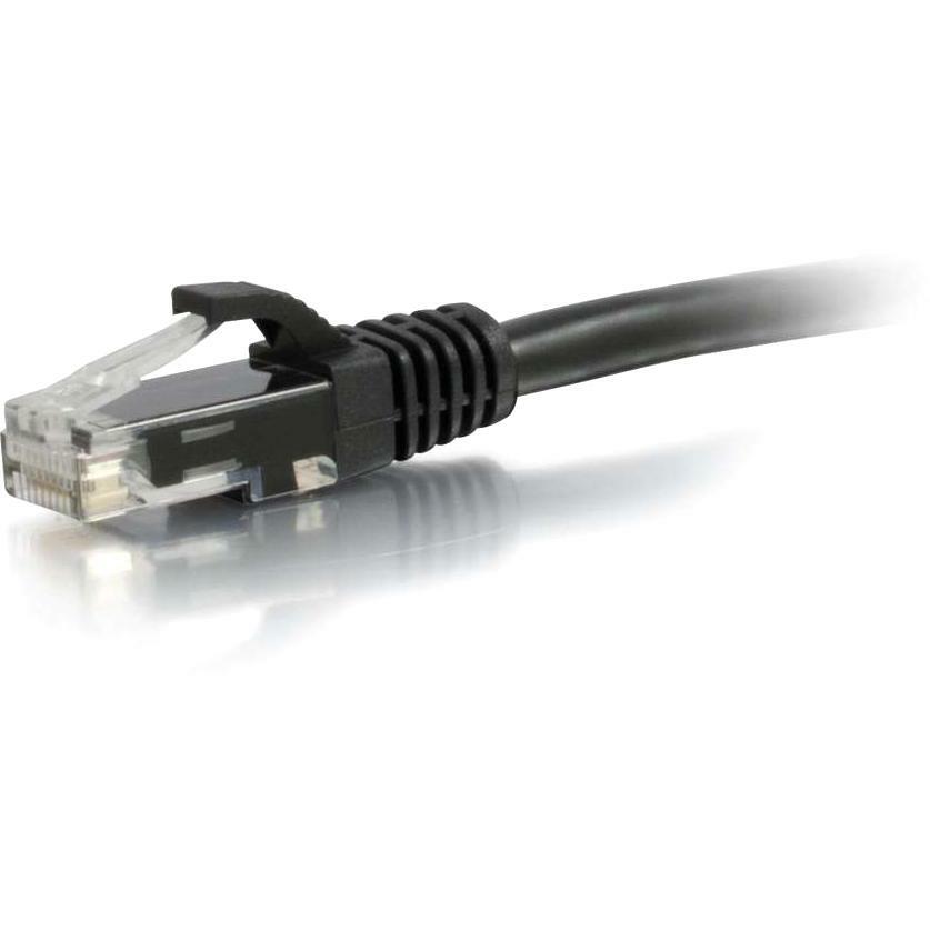 C2G 14ft Cat6 Ethernet Cable - Snagless Unshielded (UTP) - Black - Category 6 for Network Device - RJ-45 Male - RJ-45 Male - 14ft - Black - 27154 - eCommerce Business Prime