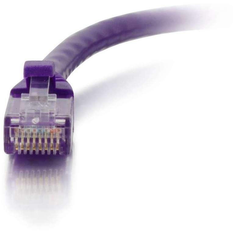 C2G 25ft Cat6 Snagless Unshielded (UTP) Network Patch Cable - Purple - RJ-45 Male - RJ-45 Male - 25ft - Purple - 27805 - eCommerce Business Prime