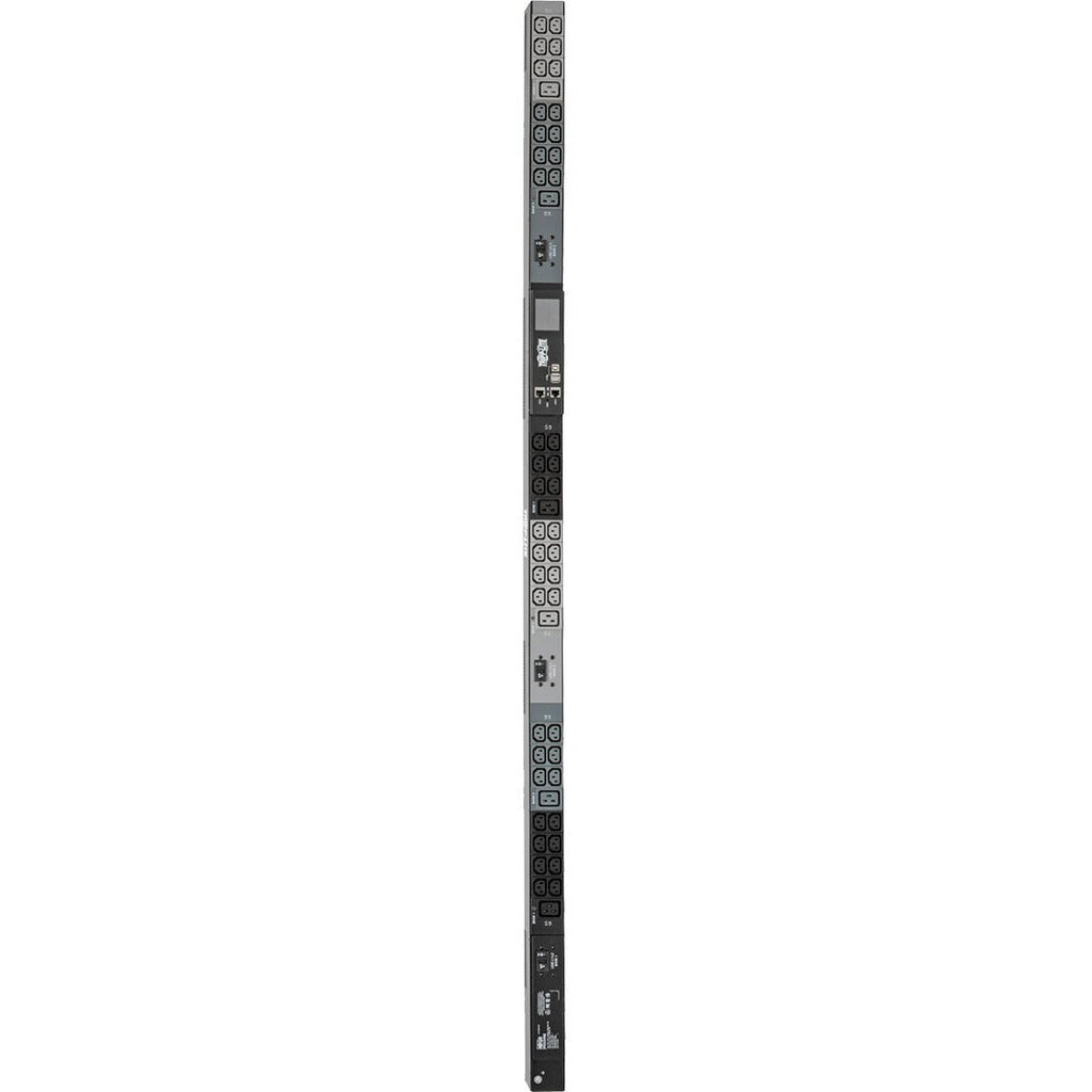 Tripp Lite 3-Phase PDU Monitored 10kW 200/208/240V 42 C13; 6 C19; L15-30P - Monitored - NEMA L15-30P - 6 x IEC 60320 C19, 42 x IEC 60320 C13 - 230 V AC - Network (RJ-45) - 0U - Vertical - MountRack-mo - PDU3EVN6L1530B - eCommerce Business Prime