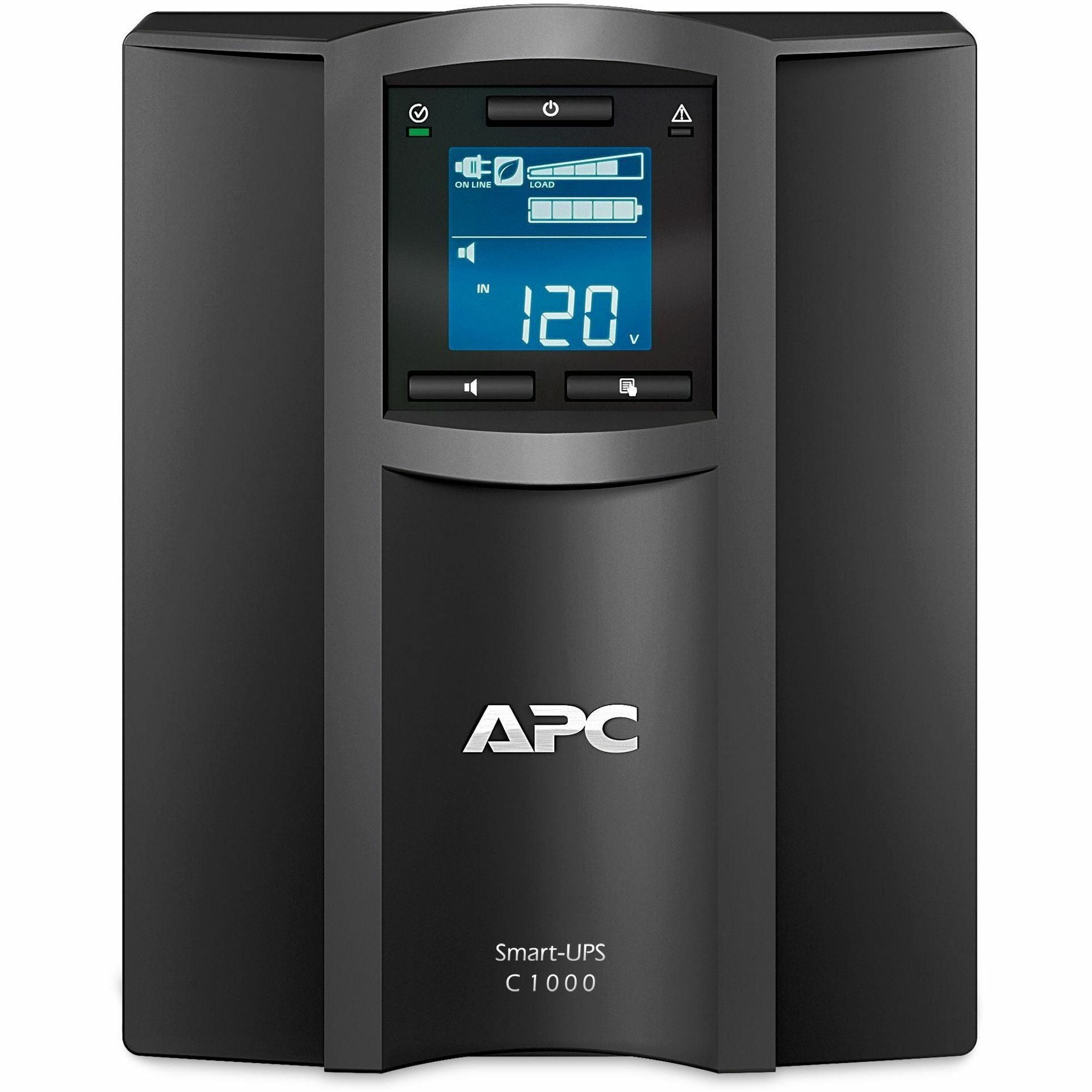APC by Schneider Electric Smart-UPS C 1000VA LCD 120V with SmartConnect - Tower - 3 Hour Recharge - 9.20 Minute Stand-by - 120 V AC Input - 120 V AC Output - 8 x NEMA 5-15R - SMC1000C - eCommerce Business Prime