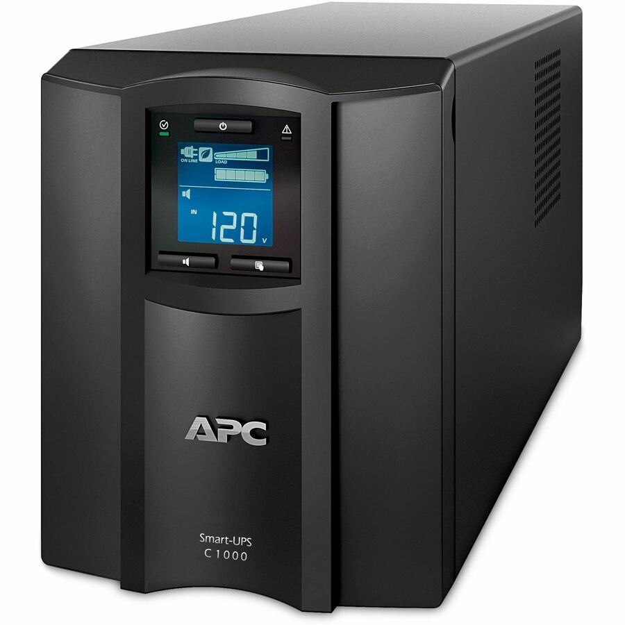 APC by Schneider Electric Smart-UPS C 1000VA LCD 120V with SmartConnect - Tower - 3 Hour Recharge - 9.20 Minute Stand-by - 120 V AC Input - 120 V AC Output - 8 x NEMA 5-15R - SMC1000C - eCommerce Business Prime