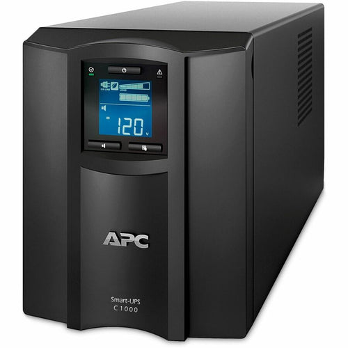 APC by Schneider Electric Smart-UPS C 1000VA LCD 120V with SmartConnect - Tower - 3 Hour Recharge - 9.20 Minute Stand-by - 120 V AC Input - 120 V AC Output - 8 x NEMA 5-15R - SMC1000C - eCommerce Business Prime