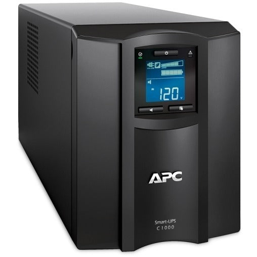 APC by Schneider Electric Smart-UPS C 1000VA LCD 120V with SmartConnect - Tower - 3 Hour Recharge - 9.20 Minute Stand-by - 120 V AC Input - 120 V AC Output - 8 x NEMA 5-15R - SMC1000C - eCommerce Business Prime