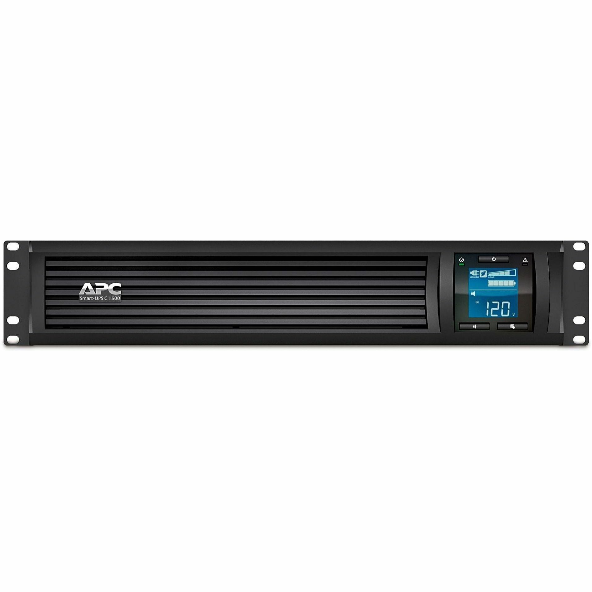 APC by Schneider Electric Smart-UPS C 1500VA RM 2U 120V with SmartConnect - 2U Rack-mountable - 3 Hour Recharge - 10.10 Minute Stand-by - 120 V AC Input - 120 V AC Output - 6 x NEMA 5-15R - SMC1500-2UC - eCommerce Business Prime