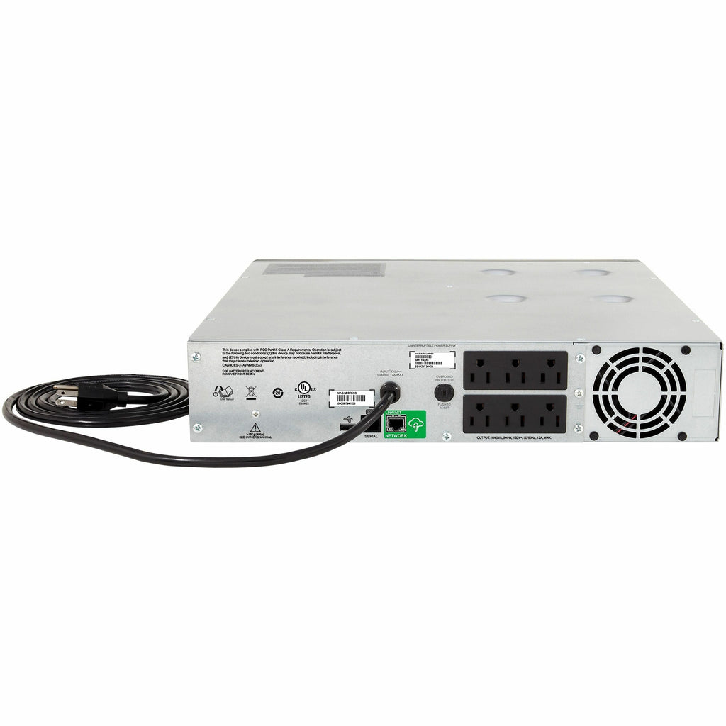 APC by Schneider Electric Smart-UPS C 1500VA RM 2U 120V with SmartConnect - 2U Rack-mountable - 3 Hour Recharge - 10.10 Minute Stand-by - 120 V AC Input - 120 V AC Output - 6 x NEMA 5-15R - SMC1500-2UC - eCommerce Business Prime