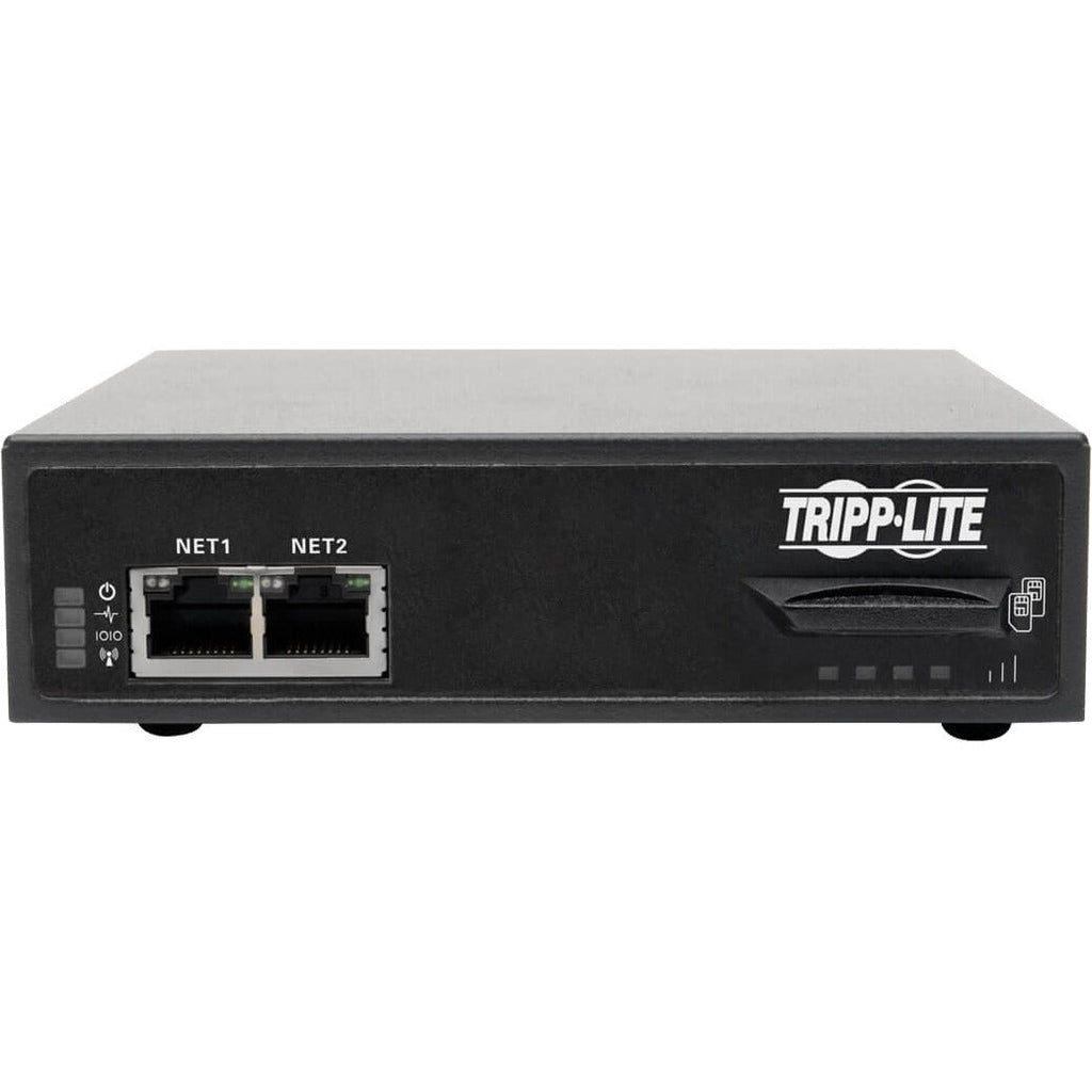 Tripp Lite 4-Port Console Server Cellular Gateway Dual GB NIC & SIM, 4G LTE - Twisted Pair - 2 x Network (RJ-45) - 4 x USB - 4 x Serial Port - 1000Base-X - Gigabit Ethernet - Management Port - Rack-mo - B093-004-2E4U-V - eCommerce Business Prime