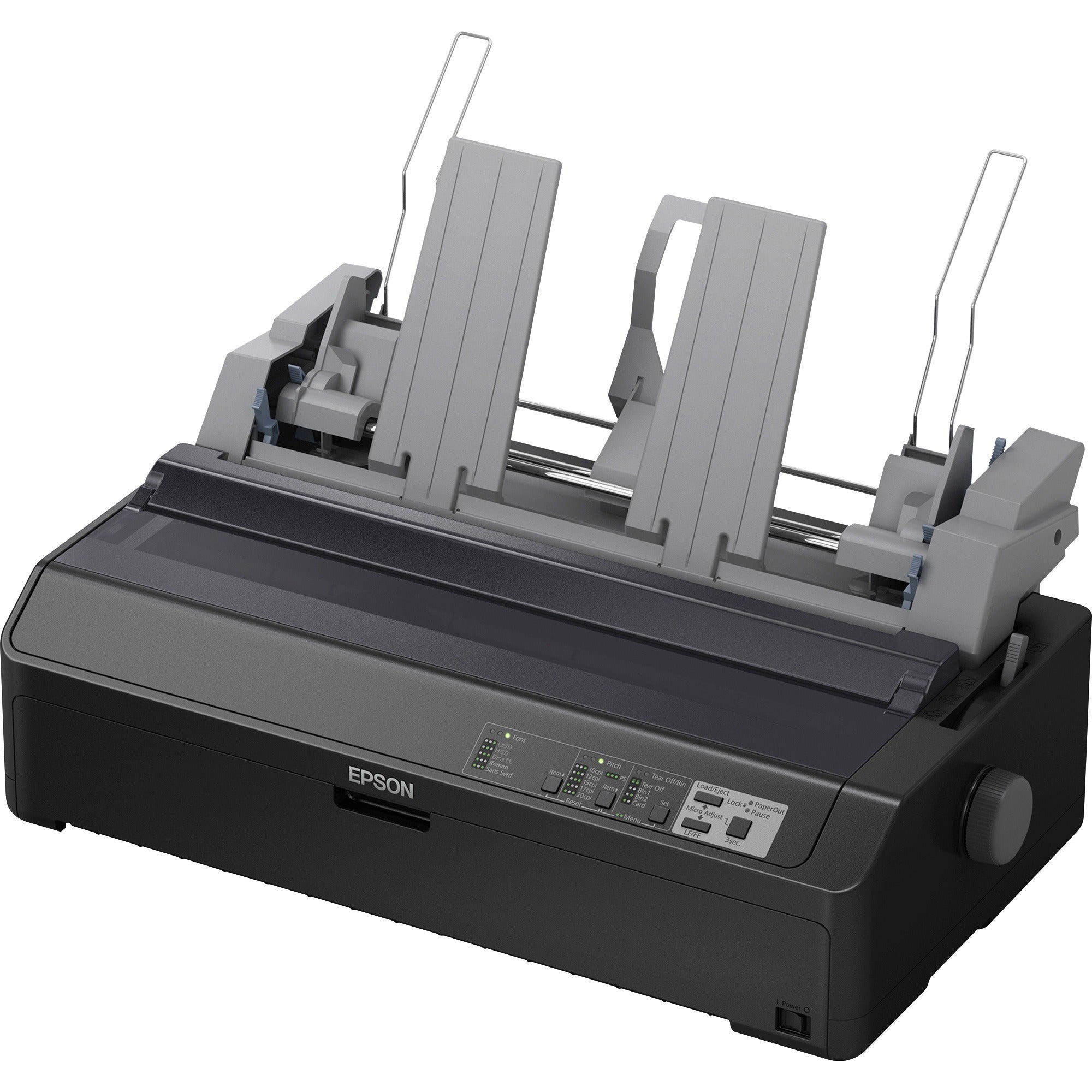 Epson FX-2190II 9-pin Dot Matrix Printer - Energy Star - 738 cps Mono - USB - Parallel - C11CF38201 - eCommerce Business Prime