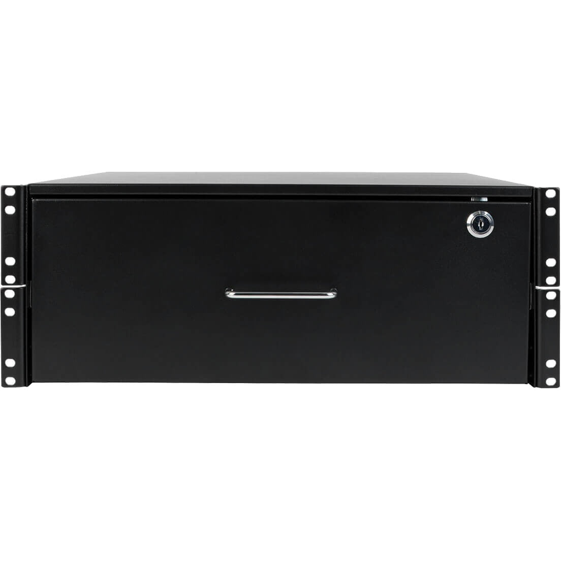 Tripp Lite 4U Locking Rackmount Storage Drawer Rack Enclosures/ Open Frame - 19" 4U Wide Rack-mountable - Black Powder Coat - Cold-rolled Steel (CRS) - 50 lb x Maximum Weight Capacity - SRDRAWER4U - eCommerce Business Prime