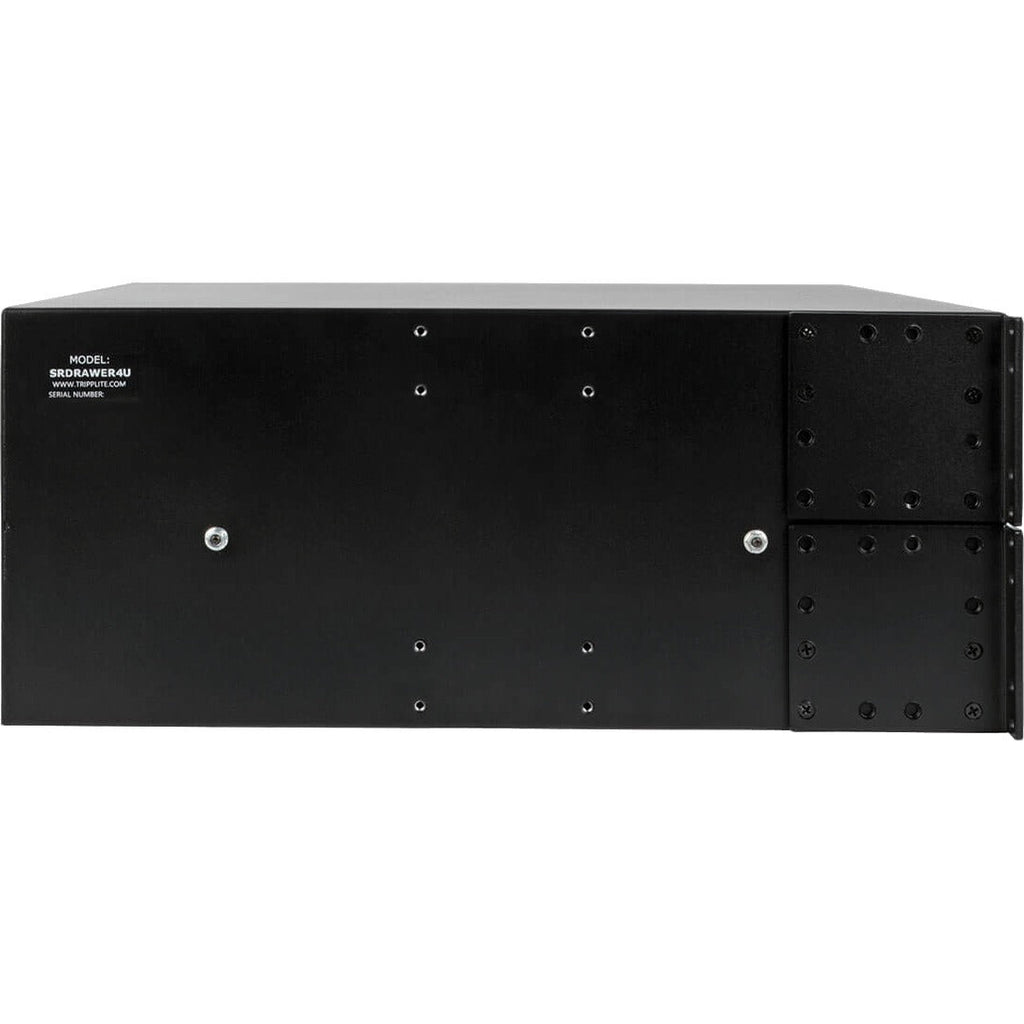 Tripp Lite 4U Locking Rackmount Storage Drawer Rack Enclosures/ Open Frame - 19" 4U Wide Rack-mountable - Black Powder Coat - Cold-rolled Steel (CRS) - 50 lb x Maximum Weight Capacity - SRDRAWER4U - eCommerce Business Prime
